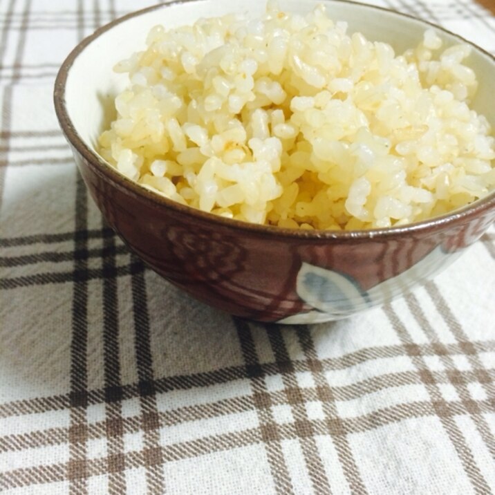 塩麹で^_^玄米の美味しい炊き方